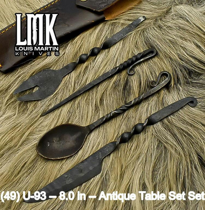 Wholesale antique table sets hand-forged by Louis Martin
