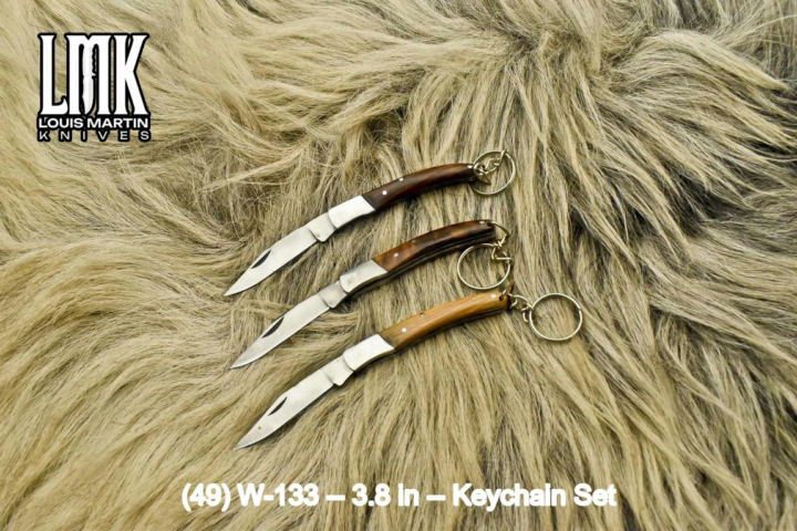 Wholesale keychain sets hand-forged by Louis Martin
