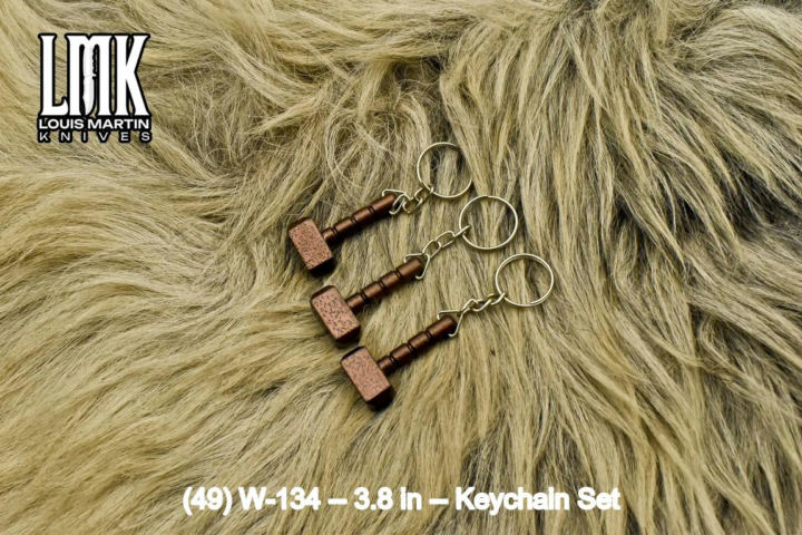 Wholesale keychain sets hand-forged by Louis Martin