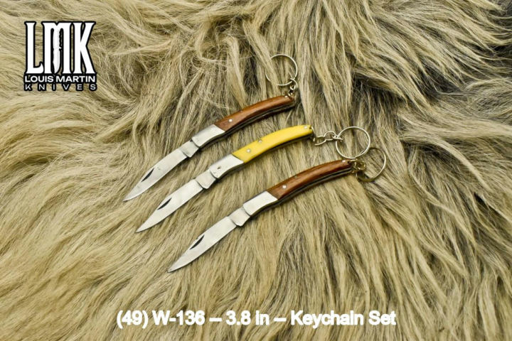 Wholesale keychain sets hand-forged by Louis Martin