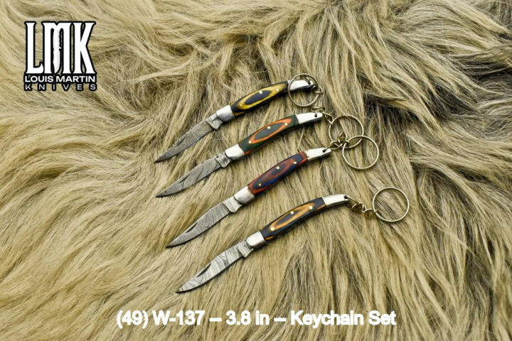 Wholesale keychain sets hand-forged by Louis Martin