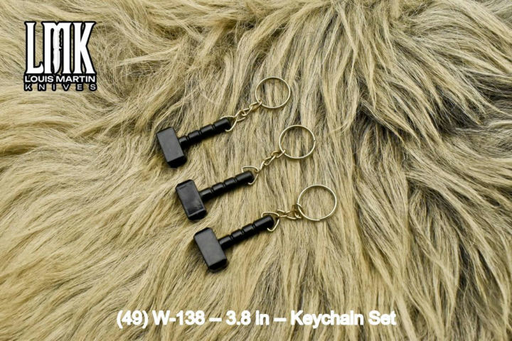 Wholesale keychain sets hand-forged by Louis Martin
