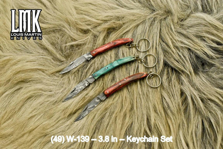 Wholesale keychain sets hand-forged by Louis Martin