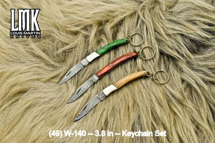 Wholesale keychain sets hand-forged by Louis Martin