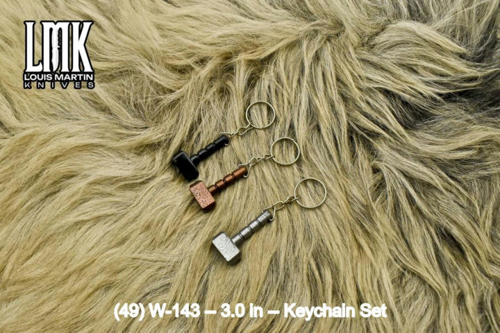 Wholesale keychain sets hand-forged by Louis Martin