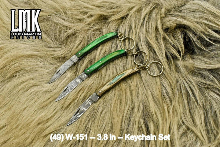 Wholesale keychain sets hand-forged by Louis Martin