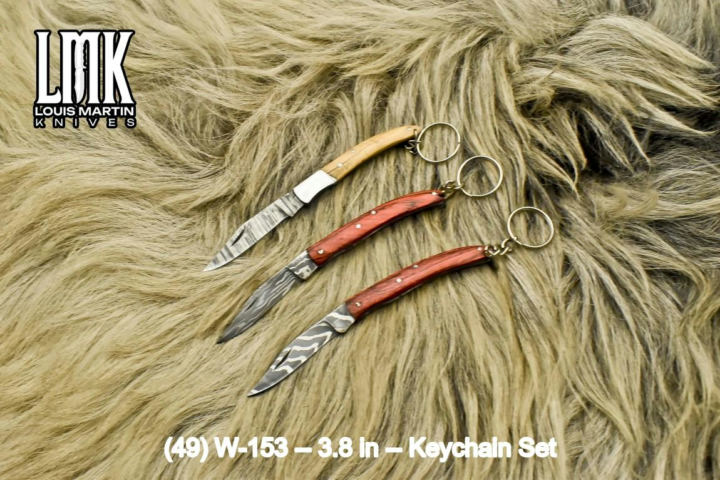 Wholesale keychain sets hand-forged by Louis Martin